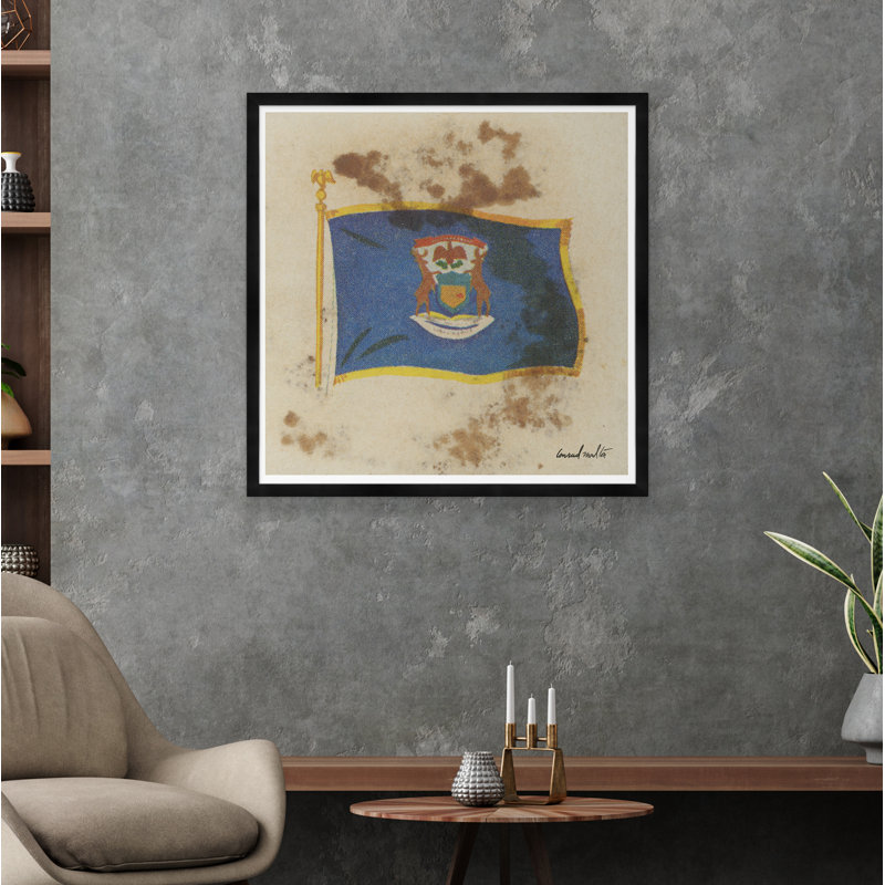 Michigan Print, Black