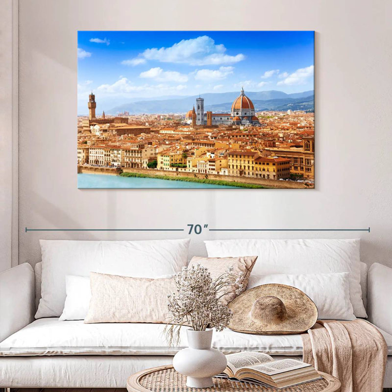 Nicci matin à Florence, H 32 po x l 48 po