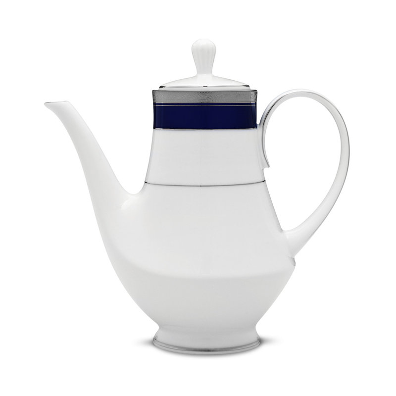 Service à café Noritake Crestwood Cobalt Platinum, 49 oz