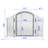 Amla 39'' Makeup Vanity with Mirror