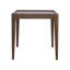 Ensemble de table et chaises carrées Chantalle trois pièces, style moderne du milieu du siècle, pour salon.