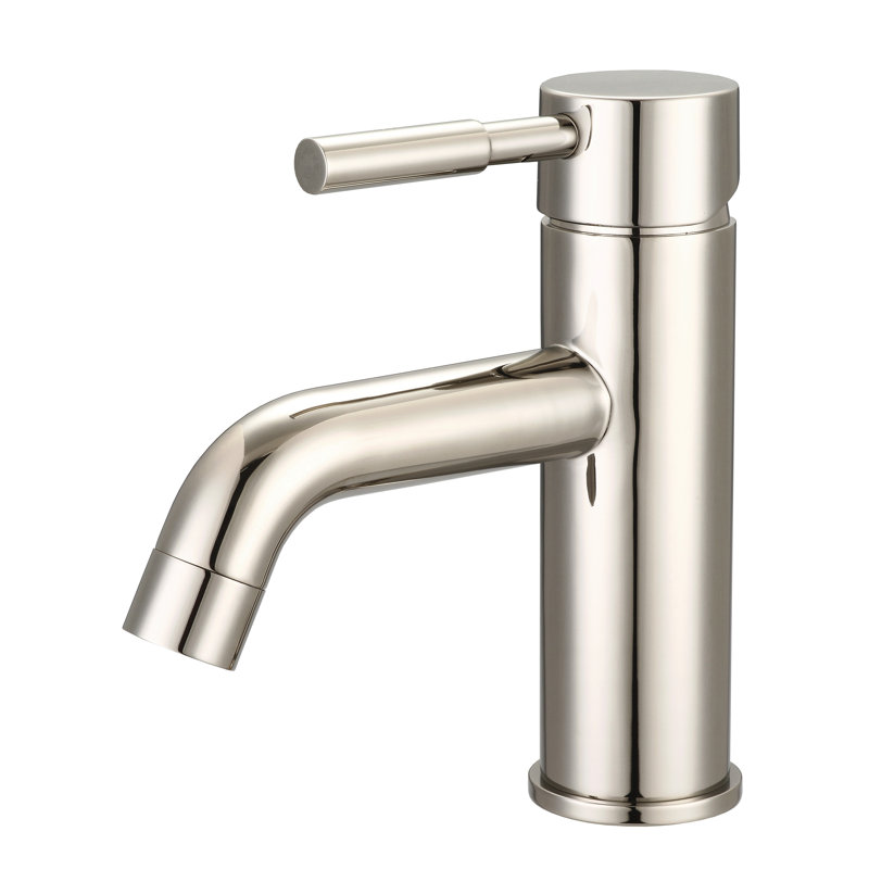 Robinet de salle de bain Curviz, Nickel poli