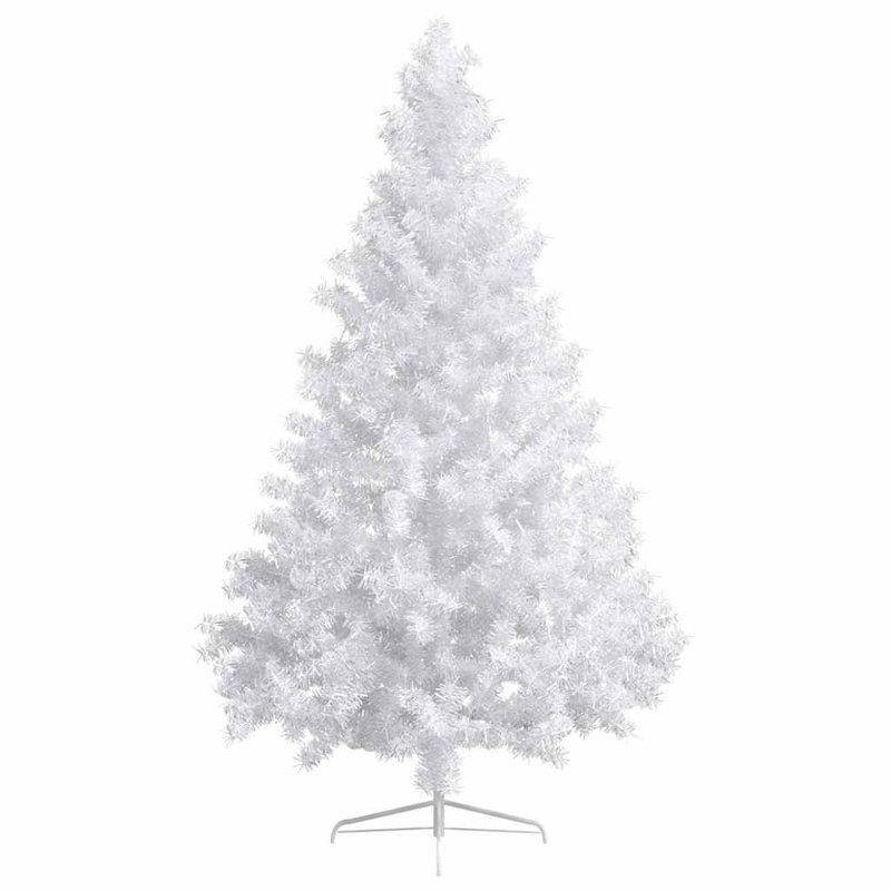 Arbre de Noël artificiel semi-éclairé avec support PVC, H 6 pi