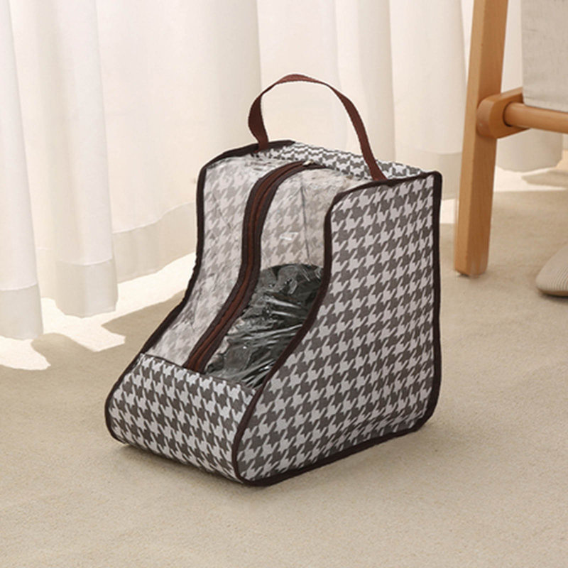 Sac de rangement pour chaussures, multifonctionnel, portable, sac à chaussures transparent, bottes, bottes longues, bottes courtes, sac de protection