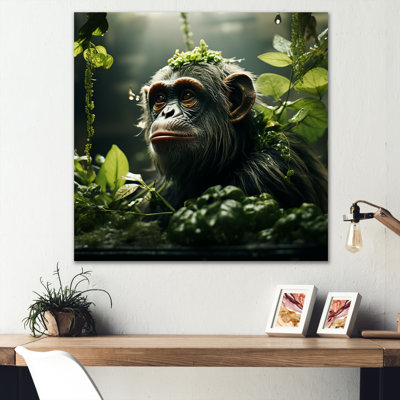 " Photo Of Orangutan In Rainforest "