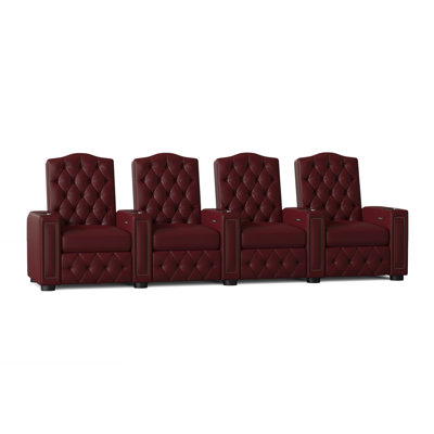 Regal HR Series Home Theater Row Seating (Row of 4) by Winston Porter