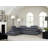 Antalya 2 - Piece Upholstered Grey Sectional-95377997