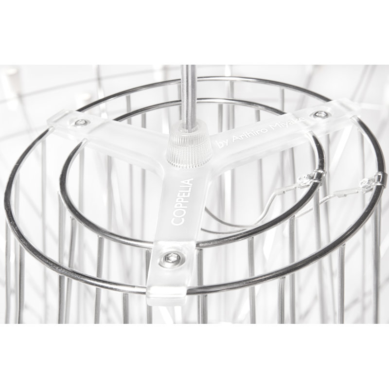 Coppélia LED Chandelier, Large, Chrome