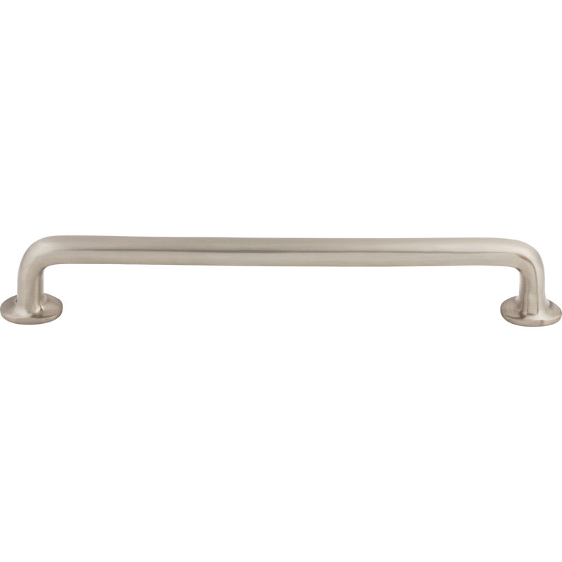 Aspen II Rounded Appliance pull, 12" Center to Center, Brushed Satin Nickel