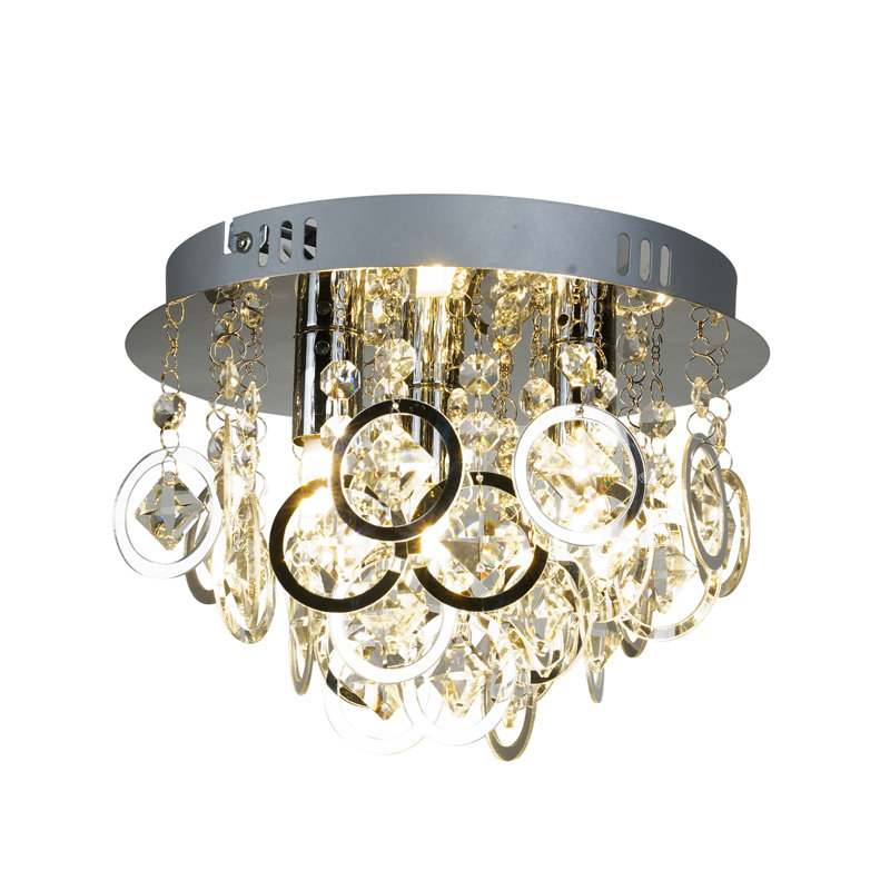 Plafonnier encastré 3 lumières 9,84 po Bismarck