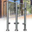 Poteau en acier inoxydable 42 po-60426987