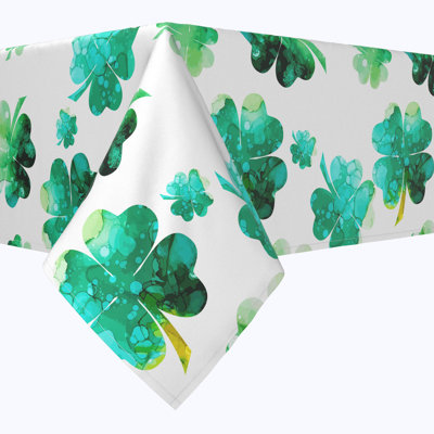 Novosel Rain Drop Clovers Tablecloth