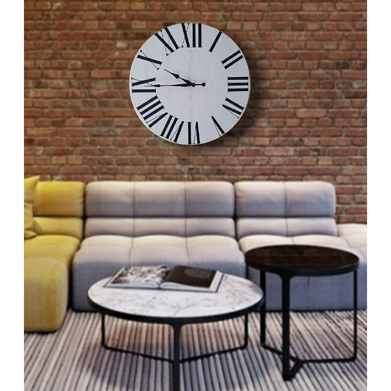 Horloge murale surdimensionnée campagne classic Vantassel, Grand