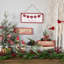 Décoration de table en bois encadrée «Blessed»