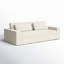 Bola Outdoor Slipcover Sofa-96"-Bombay Flax