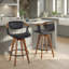 Tabouret de comptoir rembourré à hauteur fixe Dirksen-1157249831-1076643470