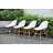 Anautica 7 Piece Teak Finish Outdoor Furniture Dining Set
