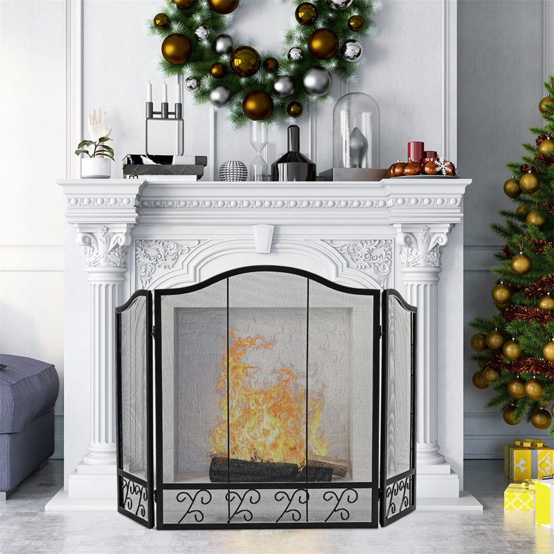 Rosezanna Metal Fireplace Screen