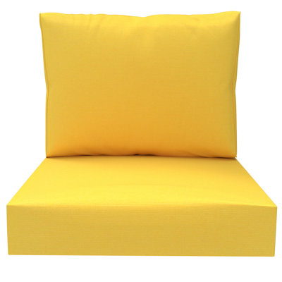 Sunbrella Outdoor Cushion for Arm Chair, Arnot Seat/Back Replacement Cushion for Outdoor Furniture