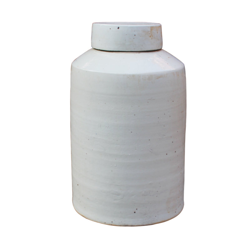 Busan Porcelain China Jar, 19" H x 12" W x 12" D