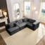 Ensemble de canapé modulaire surdimensionné rembourré