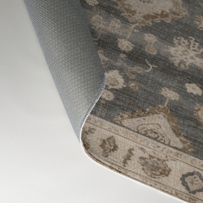 Tapis gris intérieur et extérieur surteint, Rectangulaire 3 pi x 5 pi