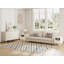 Ensemble de chambre à coucher 3 pièces (1 commode + 2 tables de chevet)-18566797
