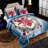 Flannel Floral Comforter Set