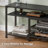Media Console TV Stand with LED Lights & Charging Station, Storage Shelves Entertainment Center for Living Room & Bedroom-1850145878-1850145872