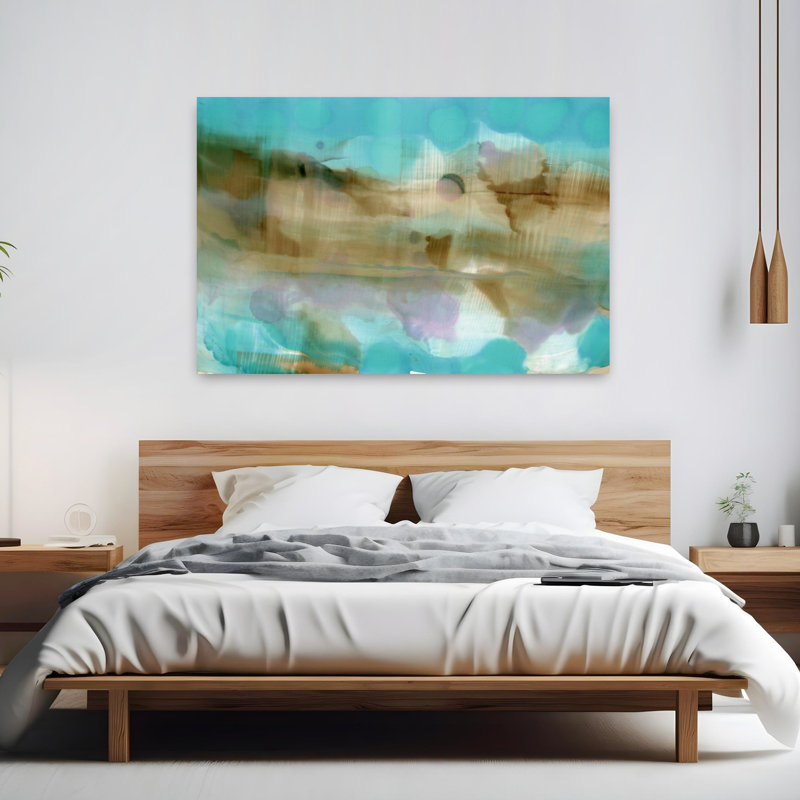 Art contemporain, art moderne abstrait, H 40 po x l 60 po