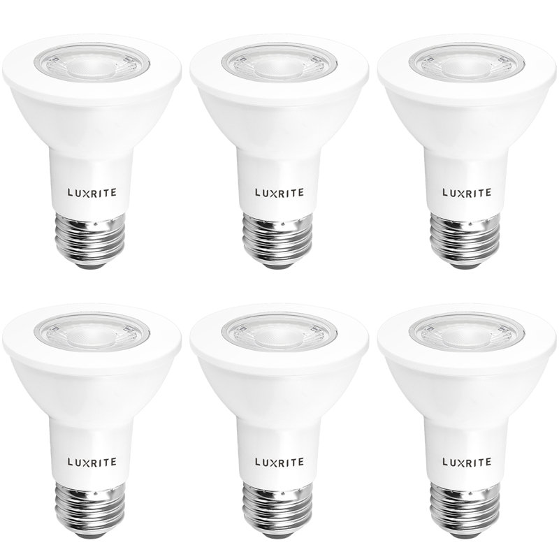6.5 Watt (50 Watt Equivalent), PAR20 LED, Dimmable Light Bulb, E26/Medium (Standard) Base, 5000K