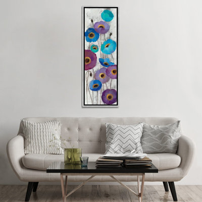 " Bold Anemones Panel II " by Silvia Vassileva Painting Print