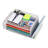 Mind Reader Desktop Organizer, File Storage, Paper Tray, Workspace, Office, Metal Mesh, 16.75"L x 9.15"W x 6"H-1738835269