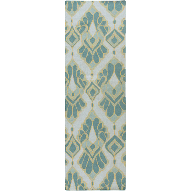 Suffield Wool Ikat Indoor Rug, Runner 2'6" x 8'