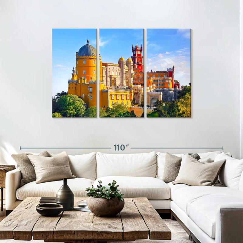 Tergel Lisbon Pena Palace, H 48 po x l 74 po