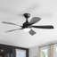 Ventilateur de plafond 52 po avec lumières DEL Damecia-328277699