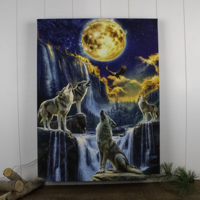 Call of the Wild 18x24 Fully Illuminated LED Wall Art