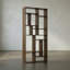 Malic Solid Wood Geometric Bookcase