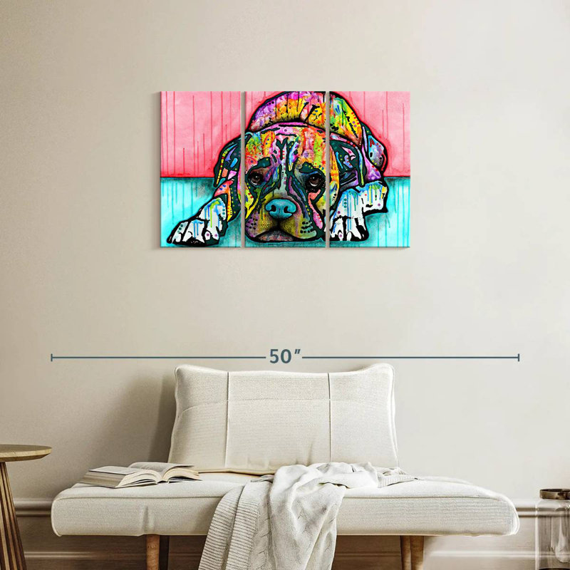 Boxer allongé Brampt, H 20 po x l 33 po