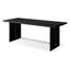 Table de salle à manger rectangulaire noire-1270699425