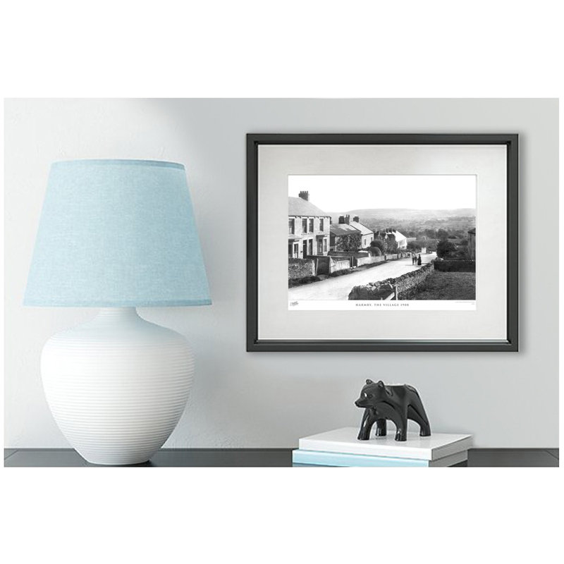Harmby, The Village 1908 - Single Picture Frame Print, 28cm H x 36cm W x 2.3cm D