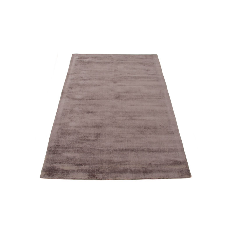 Solid Colour Cotton Hand Woven Area Rug, Rectangle 120 x 180cm