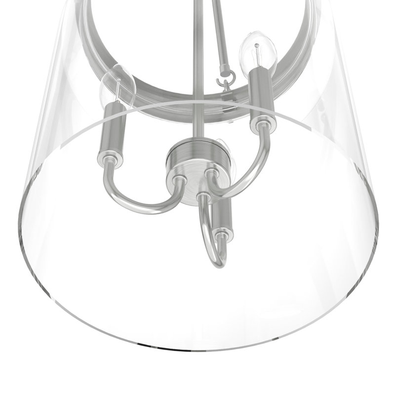 Devon Park 3 - Light Cylinder Pendant, Brushed Nickel