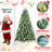 Juniver Rustic Full-Bodied Christmas Tree With Tips And Pine Cones