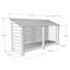 Troutville 230cm W x 80cm D Solid Wood Log Store-36318935