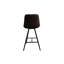 Upholstered Counter Stool with Metal Frame-88208211