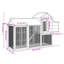 Waltham Chicken Coop with Chicken Run-634922000