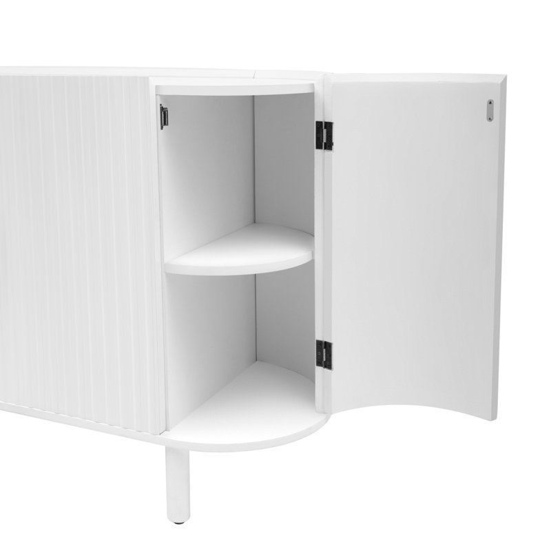 Buffet 47,80 "X 16,5" U-Style, Blanc