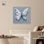 «Celestial Flutter», reproduction florale sur toile par Art Remedy, cadre blanc, 40 x 40