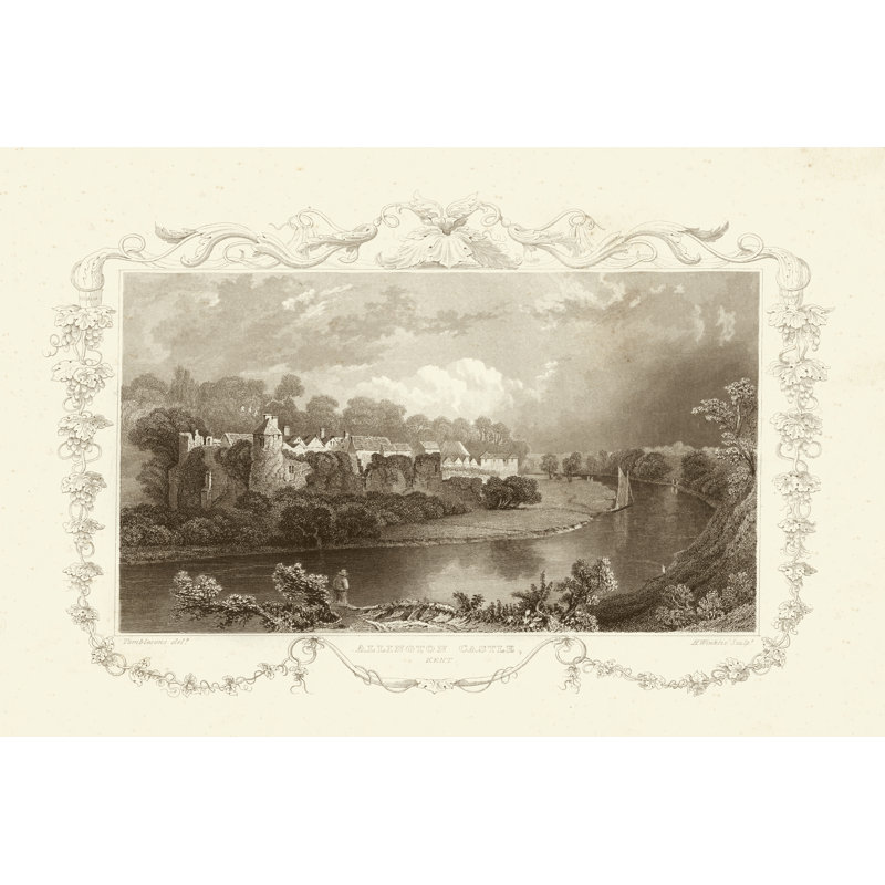 Views Of England VI by Tombleson - Wrapped Canvas Art Prints, 20cm H x 30cm W x 3.8cm D